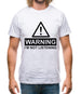 Warning I'm Not Listening Mens T-Shirt