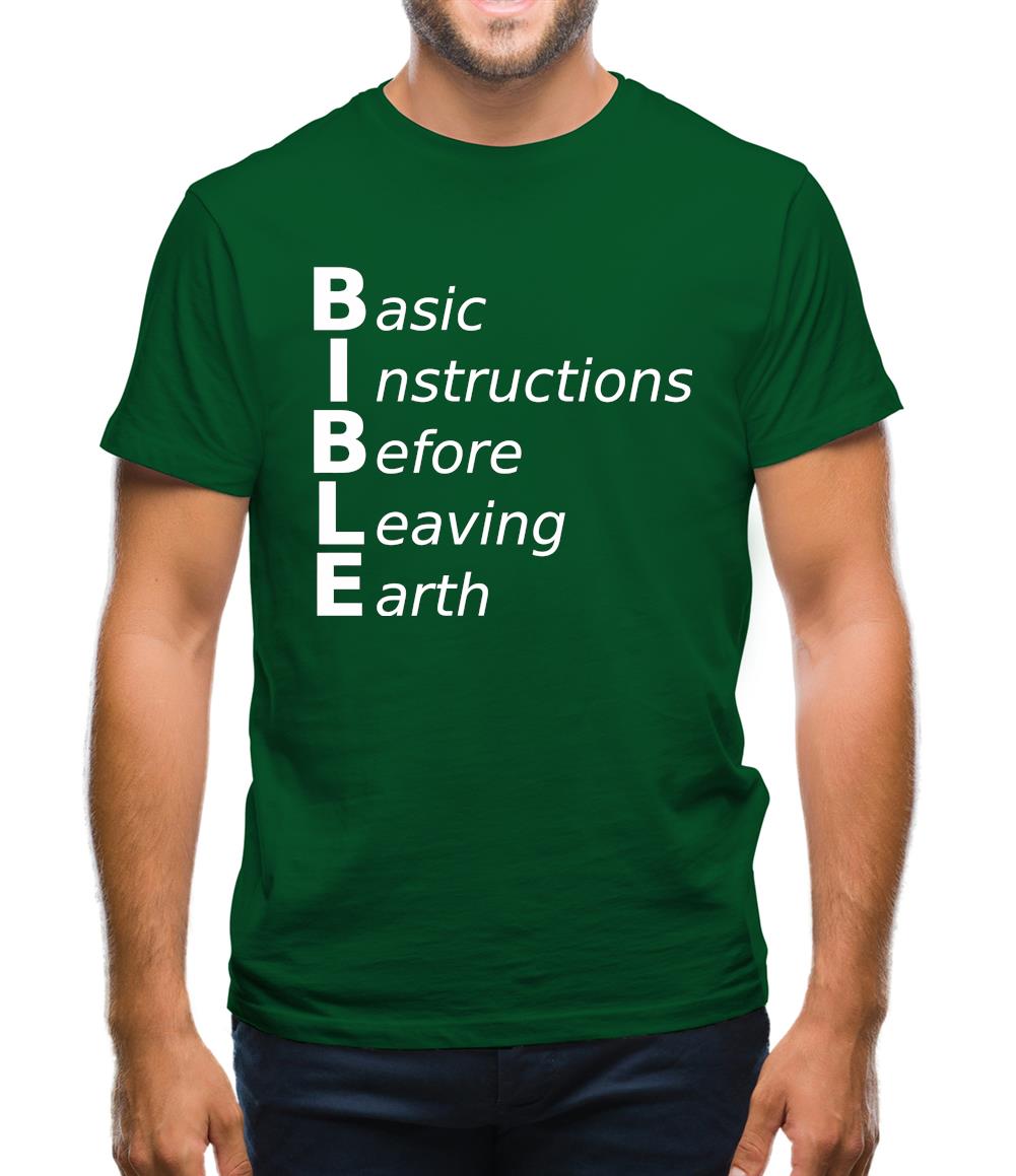 Basic Instructions Before Leaving Earth Mens T-Shirt