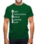 Basic Instructions Before Leaving Earth Mens T-Shirt