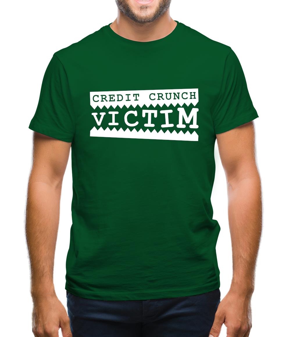 Credit Crunch Victim Mens T-Shirt