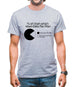 Pac-man Pie Chart Mens T-Shirt