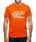 Statistically 6 Out Of 7 Dwarfs Are Not Happy! Mens T-Shirt