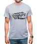Statistically 6 Out Of 7 Dwarfs Are Not Happy! Mens T-Shirt