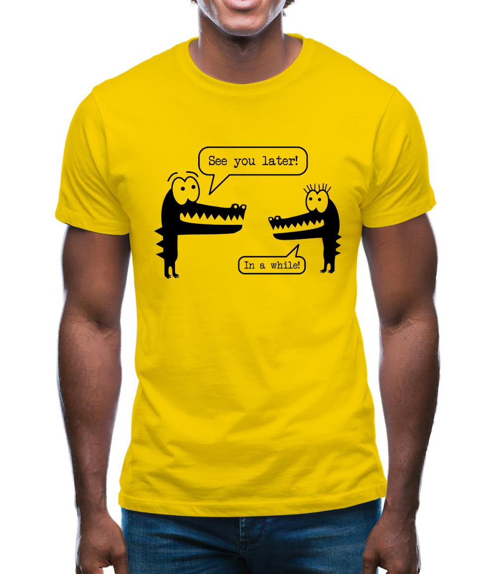 Crocodile & Alligator Mens T-Shirt