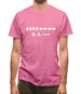 Up Up Down Down Left Right Left Right B A Start Mens T-Shirt