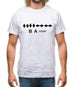 Up Up Down Down Left Right Left Right B A Start Mens T-Shirt