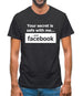 Your Secret Is Safe With Me And Facebook Mens T-Shirt