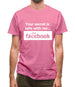 Your Secret Is Safe With Me And Facebook Mens T-Shirt