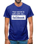 Your Secret Is Safe With Me And Facebook Mens T-Shirt