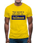 Your Secret Is Safe With Me And Facebook Mens T-Shirt
