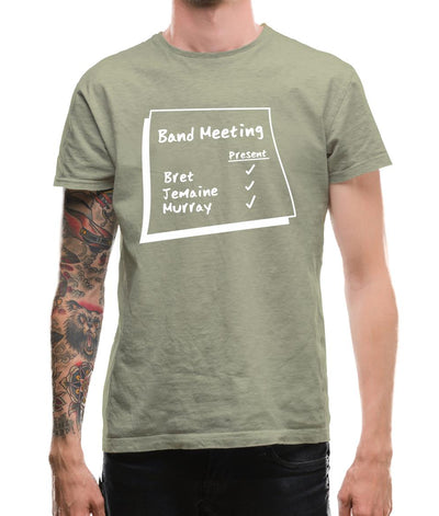 Band Meeting Mens T-Shirt