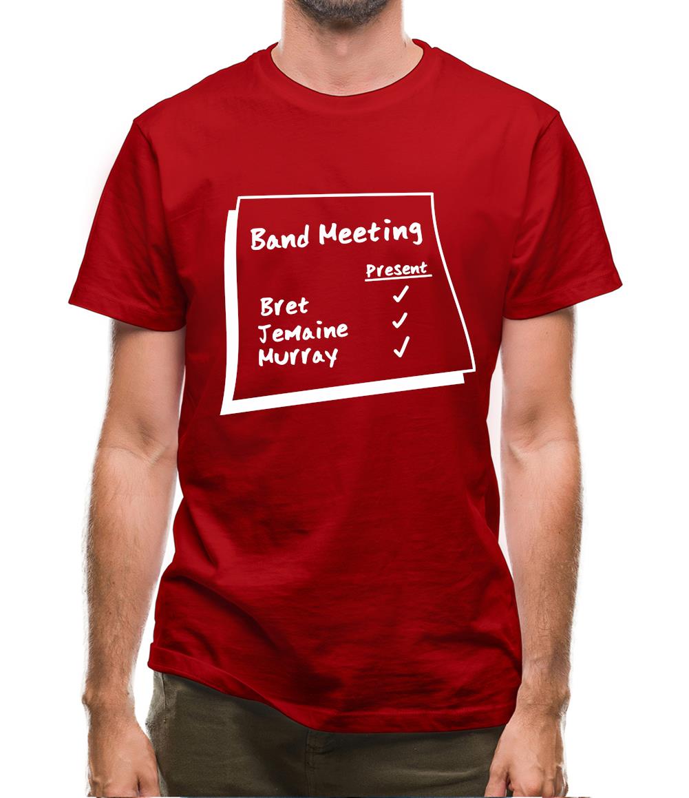 Band Meeting Mens T-Shirt