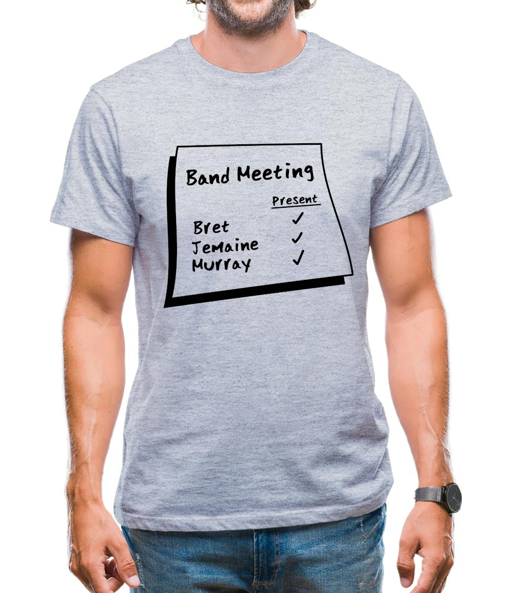 Band Meeting Mens T-Shirt