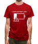 I Hate Battery Low Mens T-Shirt