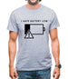 I Hate Battery Low Mens T-Shirt