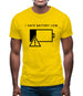 I Hate Battery Low Mens T-Shirt