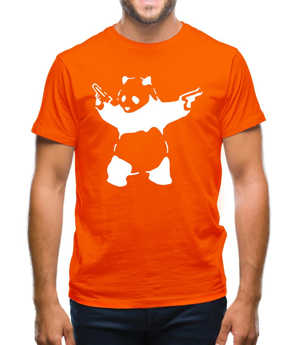 Banksy Panda Mens T-Shirt