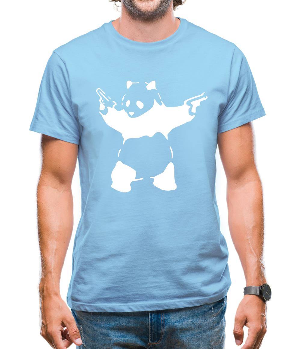 Banksy Panda Mens T-Shirt