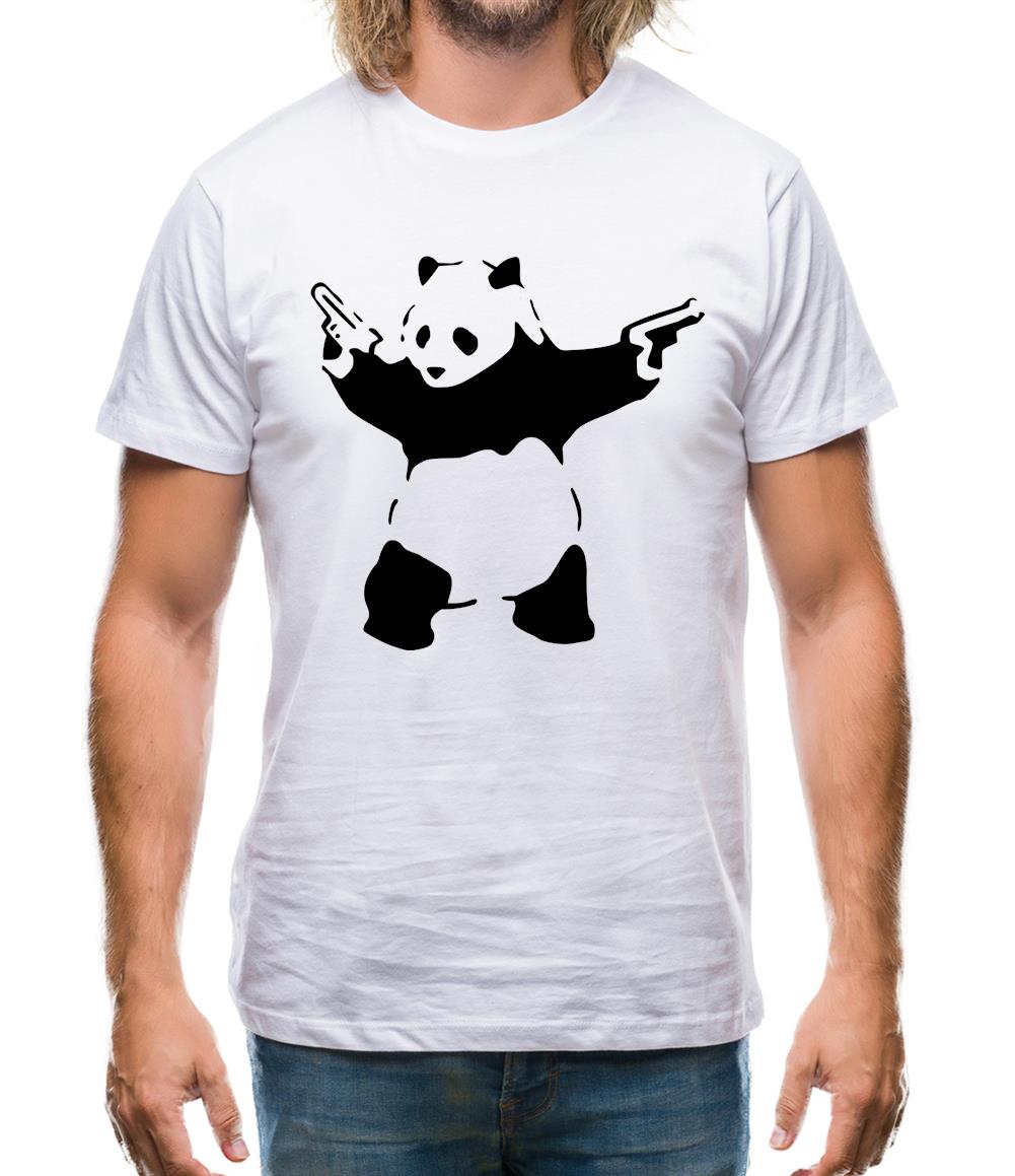 Banksy Panda Mens T-Shirt