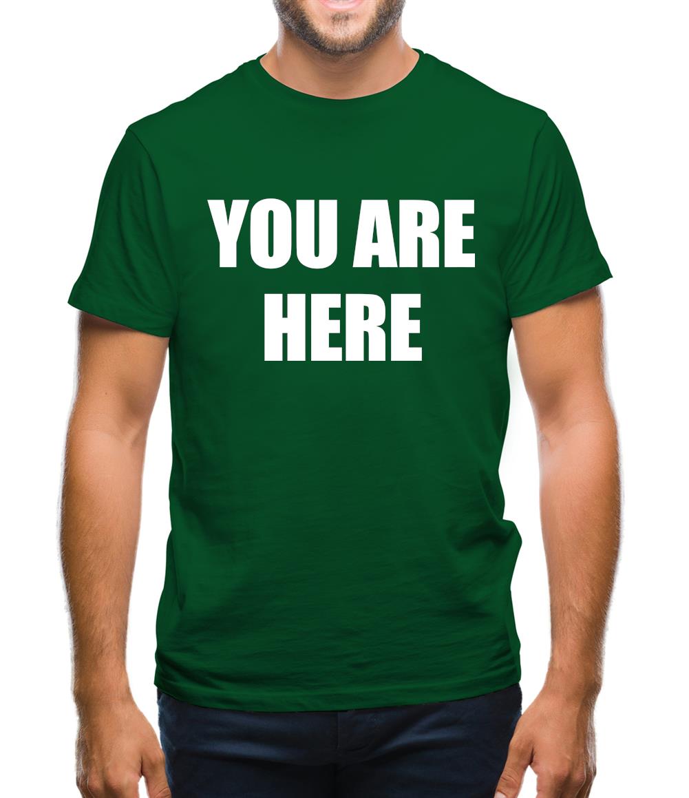 You Are Here - John Lennon Mens T-Shirt