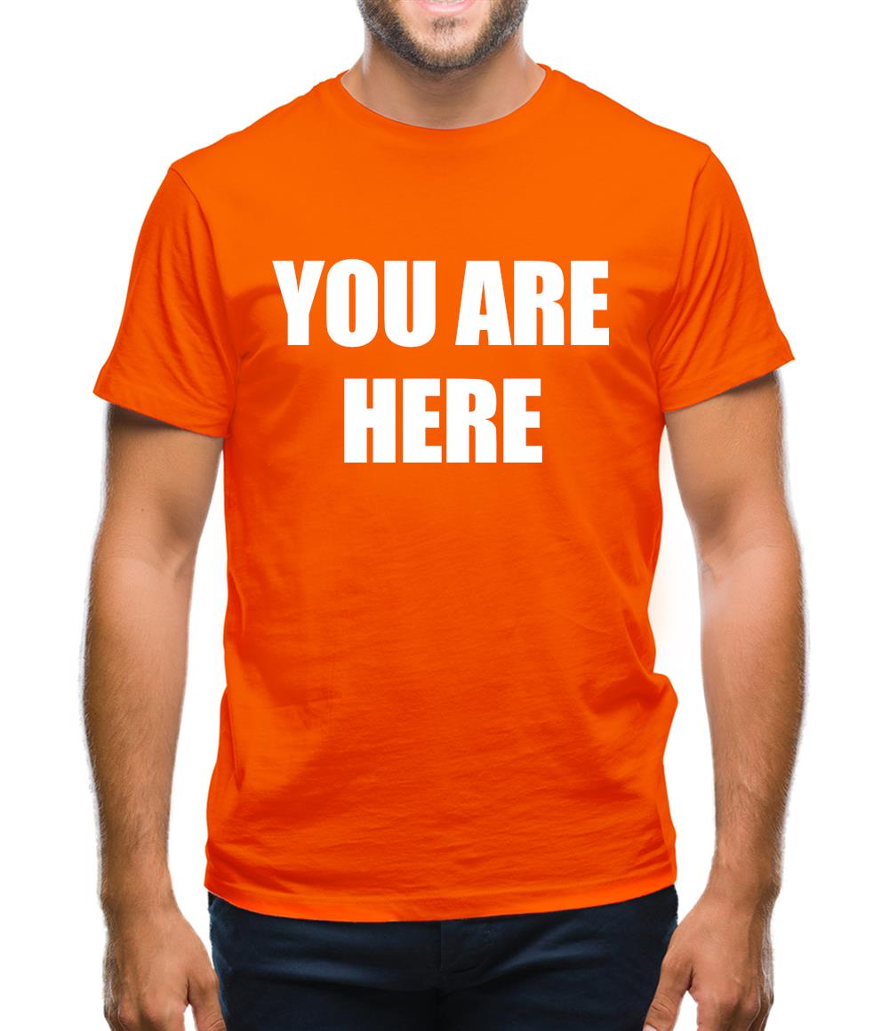 You Are Here - John Lennon Mens T-Shirt