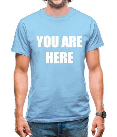 You Are Here - John Lennon Mens T-Shirt