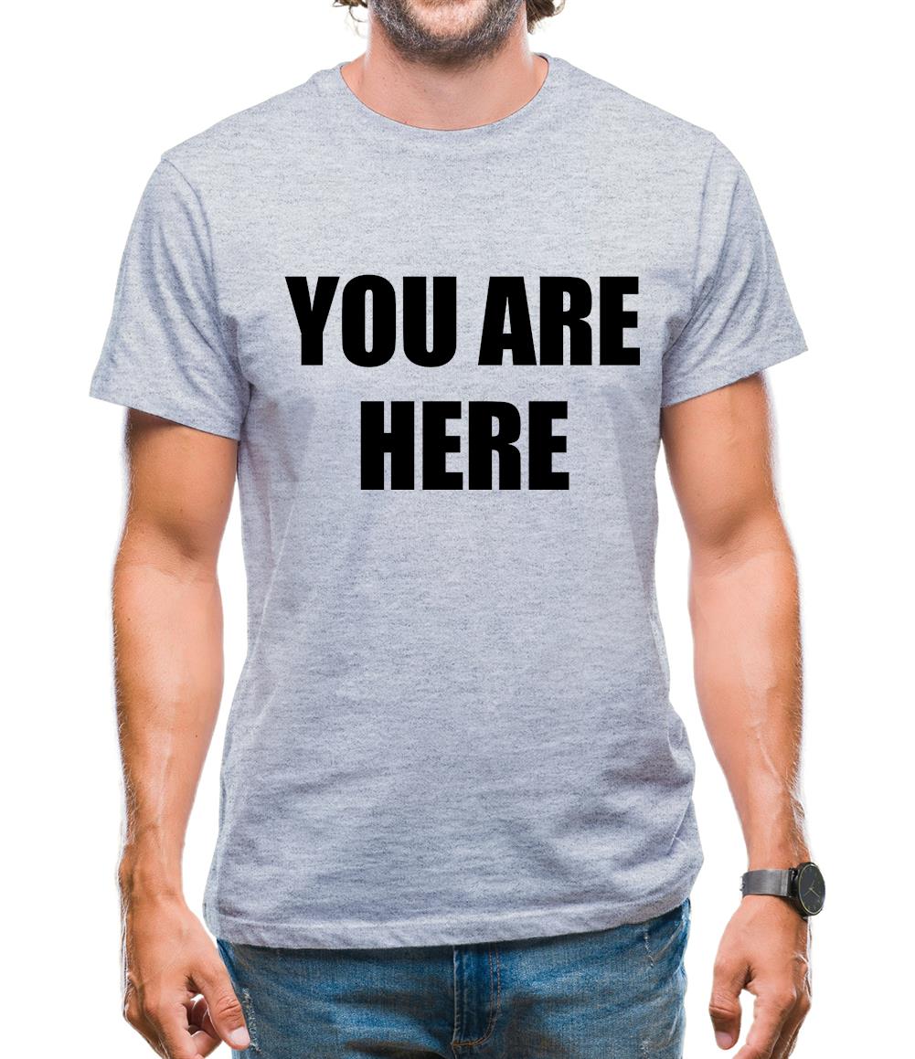 You Are Here - John Lennon Mens T-Shirt