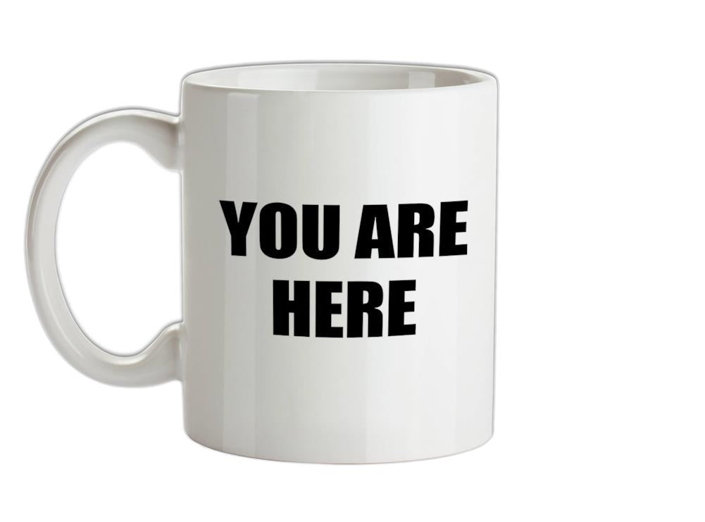 You Are Here - John Lennon Ceramic Mug