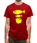 Big Fish Little Fish Cardboard Box Mens T-Shirt