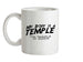 My Body Is A Temple - The Temple Of Doom Ceramic Mug