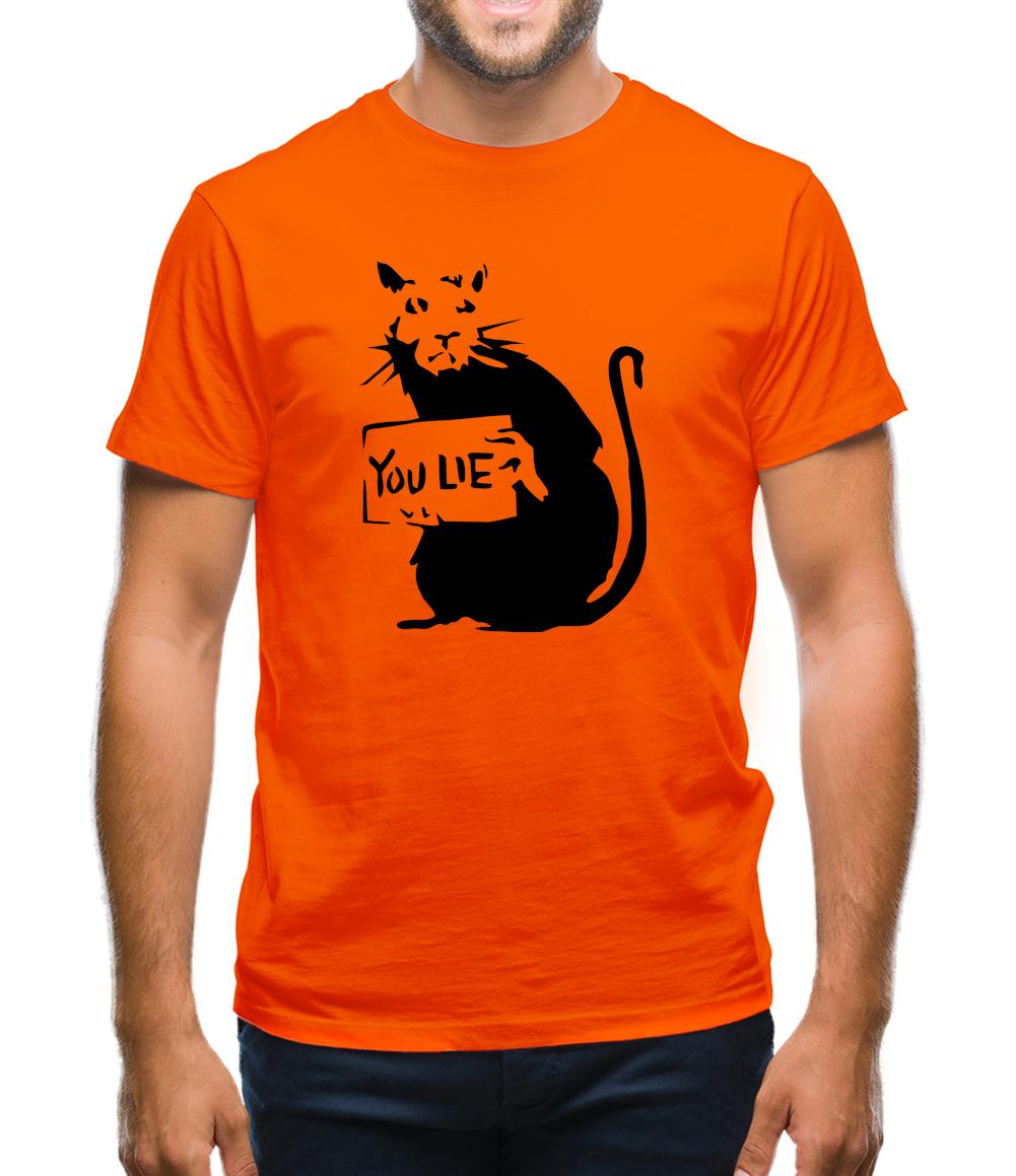 Banksy Rat Mens T-Shirt