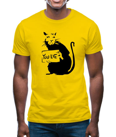 Banksy Rat Mens T-Shirt