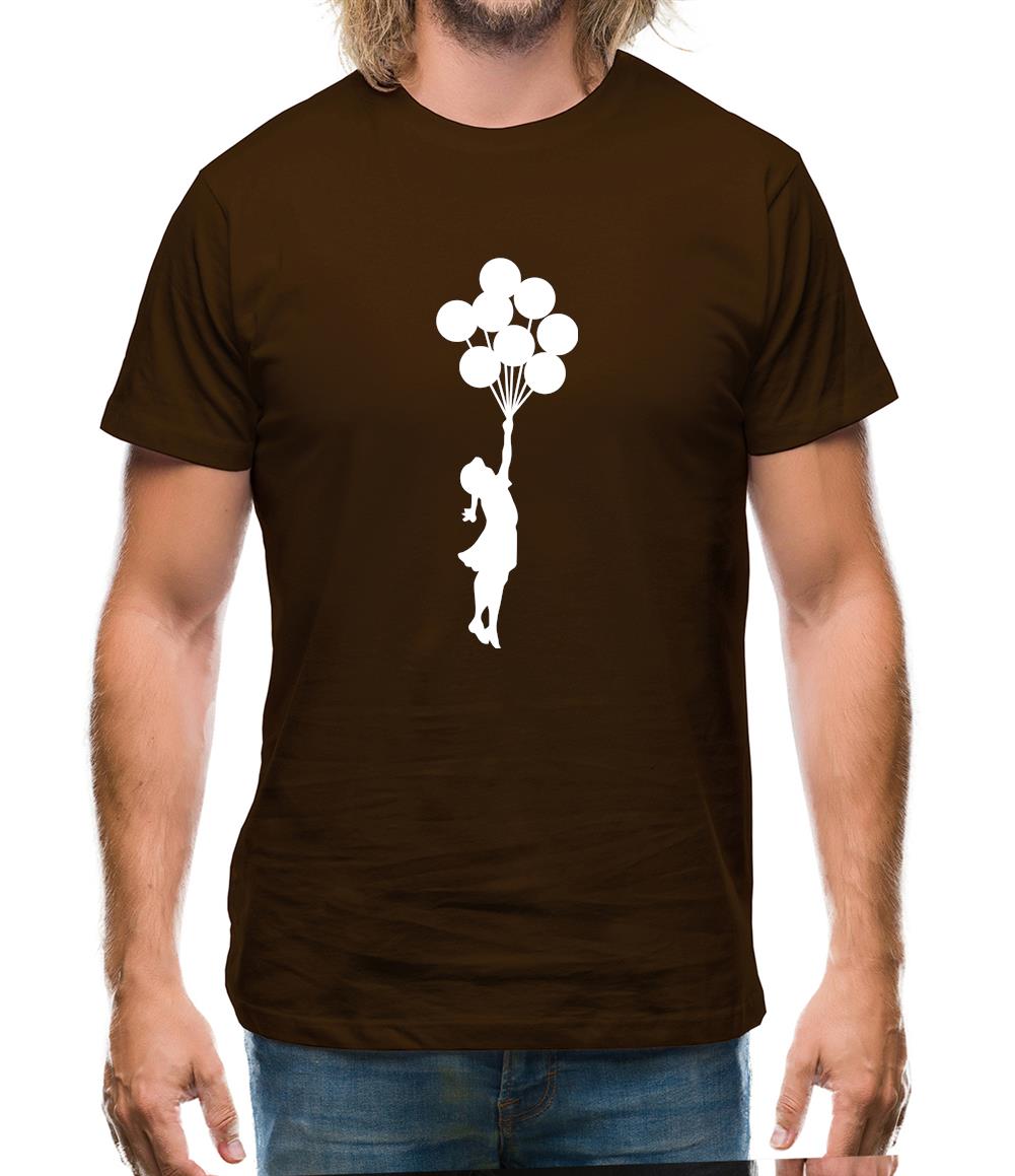 Banksy Girl Mens T-Shirt
