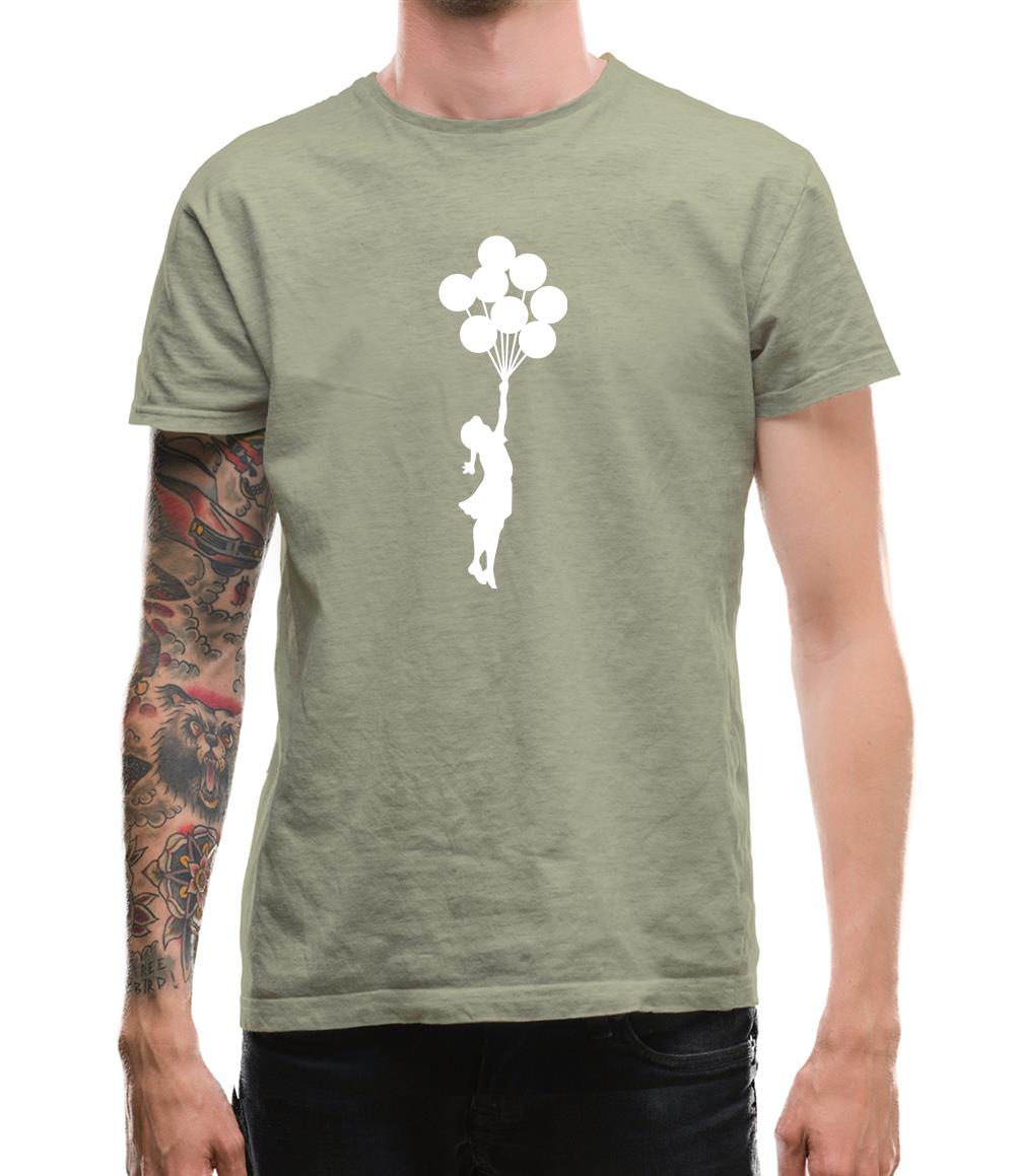 Banksy Girl Mens T-Shirt