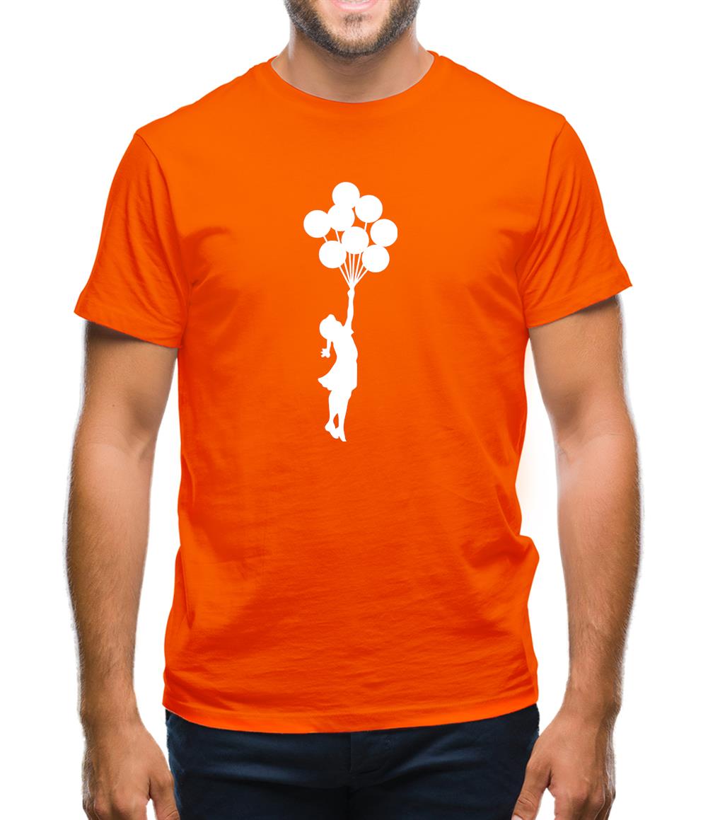 Banksy Girl Mens T-Shirt