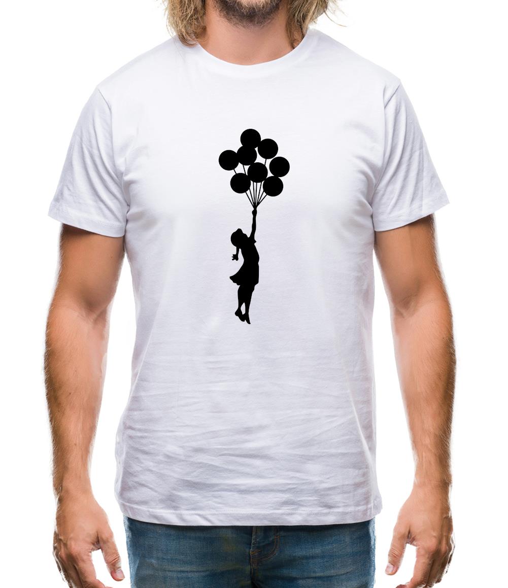 Banksy Girl Mens T-Shirt