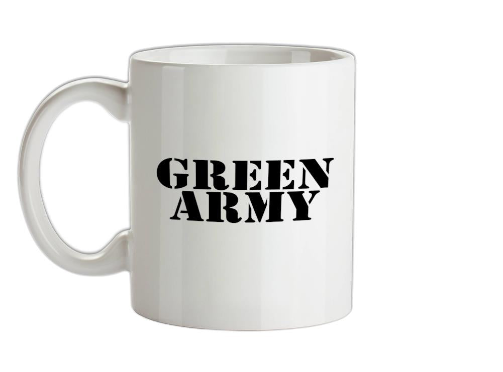 Green Army Ceramic Mug