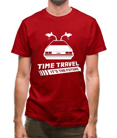Time Travel It's The Future Mens T-Shirt