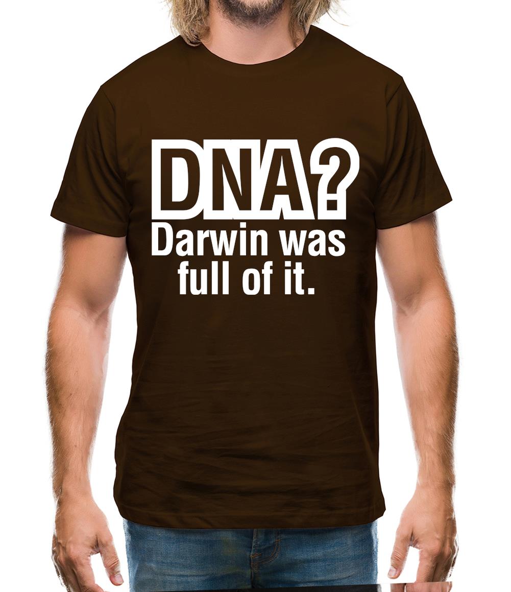 DNA Darwin Was Full Of It Mens T-Shirt