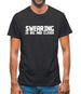 Swearing is big and clever Mens T-Shirt