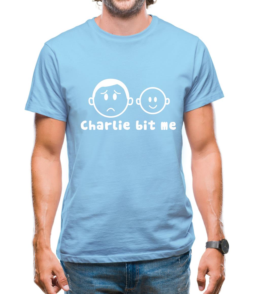 Charlie Bit Me Mens T-Shirt