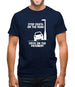 Stop death on the road, Drive on the pavement Mens T-Shirt