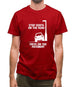 Stop death on the road, Drive on the pavement Mens T-Shirt