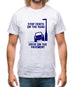 Stop death on the road, Drive on the pavement Mens T-Shirt