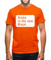 Broke Is The New Black Mens T-Shirt