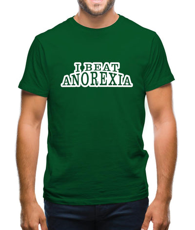 I Beat Anorexia Mens T-Shirt