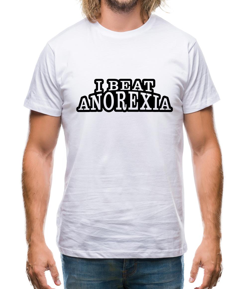 I Beat Anorexia Mens T-Shirt