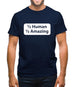 Half Human Half Amazing Mens T-Shirt