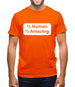 Half Human Half Amazing Mens T-Shirt