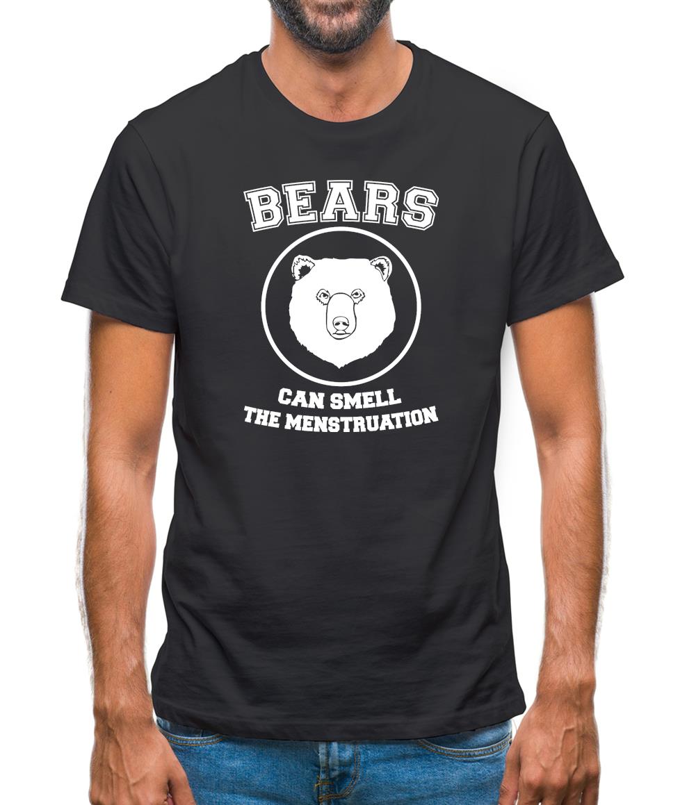 Bears Can Smell The Menstruation Mens T-Shirt